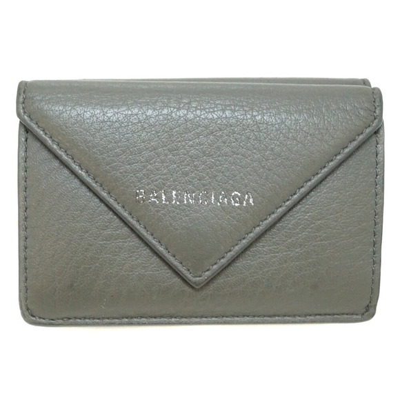 Balenciaga Leather Gray Wallet - Picture 1 of 13